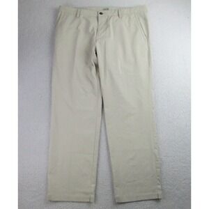 Adidas Golf‎ Pants Mens 38x30 Ivory Chino Performance Business Casual Outdoor